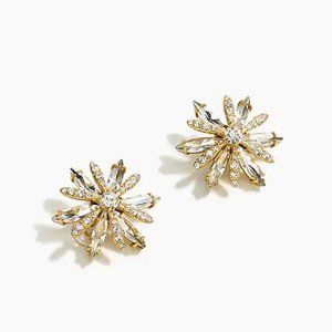 Crystal cluster earrings